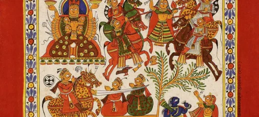Rajasthani Folk Art Phad Painting