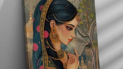 Royal Rajasthan Lady Canvas Art