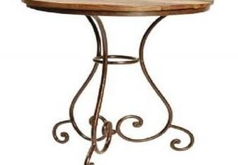 Brown Color Wooden + Iron Bedside