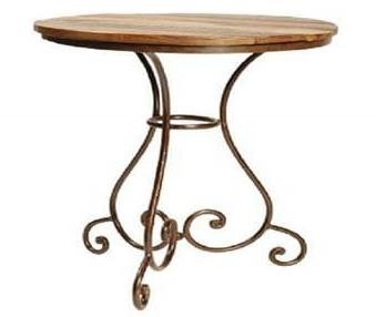 Brown Color Wooden + Iron Bedside