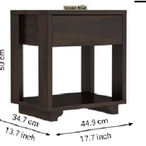 Bedside Tables - Walnut Finish