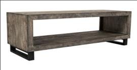 Brown Color Alexandria Industrial Mango Grey Coffee Table