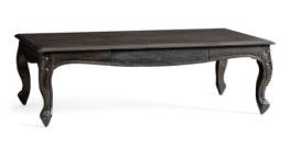 Black Color Viena Mango Wood Coffee Table