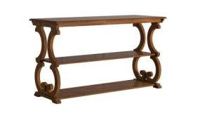 Brown Color Wooden Console