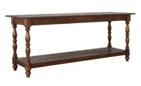 Brown Color Wooden Console