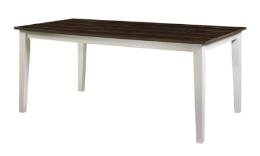 Black & White Color Wooden Dining Table