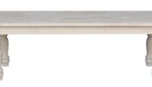 White Color Wooden Bench