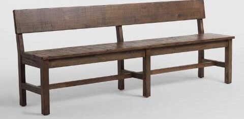 Brown Color Wooden Bench