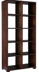 Brown Color Solid Wood Book Shelf