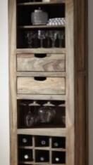 Brown Color Solid Wood Book Shelf With 2 Drawer