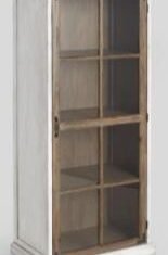 Brown & White Color Solid Wood Book Shelf