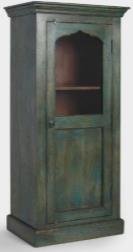 Multicolor Solid Wood Book Shelf With 1 Gate