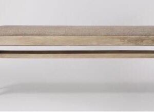 Brown Color Avellio Modern Comfortable Cushion Bench