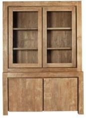 Brown Color Dorfen Mango Wood Sideboad With 4 Gate