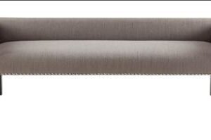 Brown Color Eclano Modern Upholstered Bench