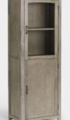 Brown Color Solid Wood Buffet Unit With 2 Gate