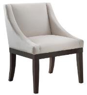 Black & White Color Wood Chair With Cushion