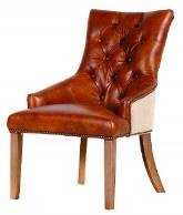 Brown Color Wood Chair With Cushion