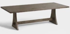 Brown Color Wooden Dining Table