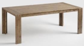 Brown Color Wooden Dining Table