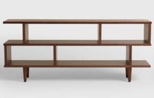 Brown Color Solid Wood Book Shelf