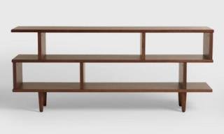Brown Color Solid Wood Book Shelf