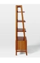 Brown Color Solid Wood Book Shelf