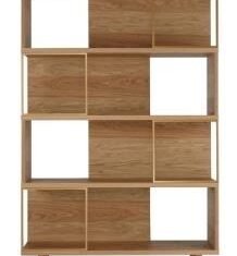 Brown Color Solid Wood Book Shelf