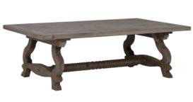 Brown Color Pontes Wooden Coffee Table